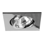 BRUMBERG 32003080 Einbaustrahler eckig, schwenkbar DA=68mm max.50W incl. GX5.3 Fassung, schwarz  Verpackungseinheit:1ST