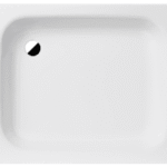 ALVA AQBTFOBT90.75S ALVA Forta Stahlemail Brausetasse 90x75x14cm, schweres Mod., Weiß oh.Füsse  Verpackungseinheit:1ST