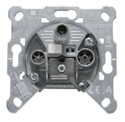 509274a6-d4de-4660-acae-125860568f37 TRIAX 306121 3-fach Einzel-/Stichleitungsdose 5-2400 MHz, TV+RF+SAT EDA 302 F Verpackungseinheit:1ST – Bild 1