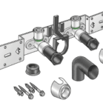 KE KELIT 57268B02 KE KELIT SMX485SB STEELOX Anschluss-Set mit Siphonbogen 16x1/2 Zoll  15cm SMX485SB Verpackungseinheit:1ST