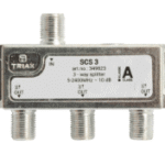 TRIAX 349823 SAT Verteiler, 3-fach, 10 dB SCS 3 Verpackungseinheit:1ST