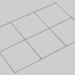 VOGEL&NOOT BGMB310120210A0 VN-FLOORTEC Gittermatte OL Raster 10x10 cm blank, Abm 2100x1200 mm  Verpackungseinheit:2,52M2