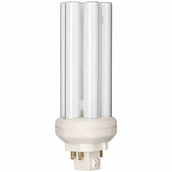 PHILIPS 61120870 MASTER PL-T Kompaktleuchtstofflampe, 26W, 3000K, GX24q-3 (4-pins), 1800lm, geeignet für EVG, Ø39,85x126,7mm, warm