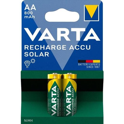 Varta 56736101402 Mignonzelle AA Akku 800 mAh 2 Stk Solar Verpackungseinheit:1PA