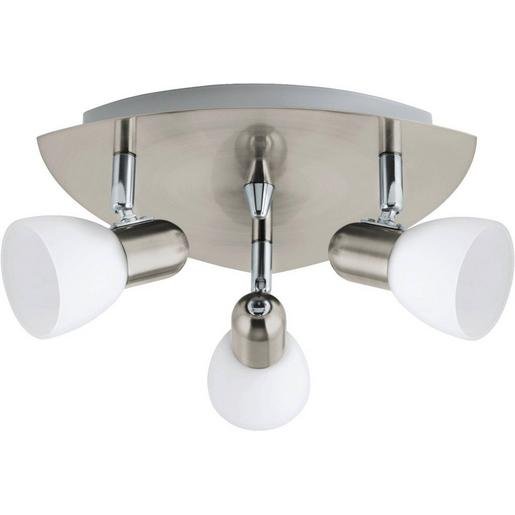 Eglo 90986 Wand/Deckenleuchte E14 3x40W nickel-matt ENEA Verpackungseinheit:1ST