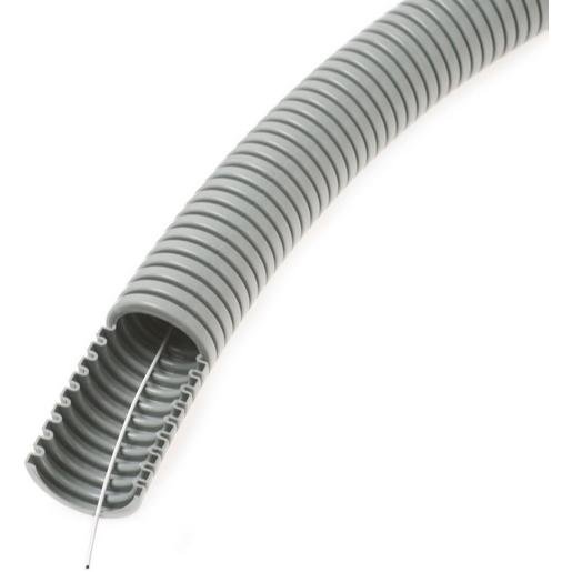 Dietzel 086303 Panzerrohr vorverdrahtet FXPR 20 grau mit Einziehdraht 50m Verpackungseinheit:50M