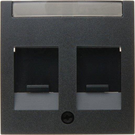 Berker 11811606 Zentralstück mit Staubschutzschiebern und Beschriftungsfeld B1/B3/B7 Verpackungseinheit:1ST