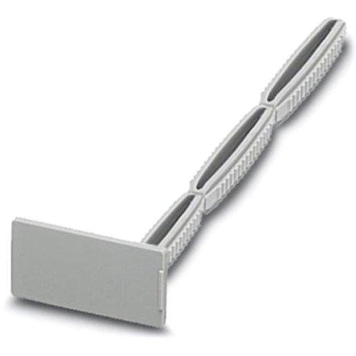 Phoenix 0814788 Klemmenleisten-Kennzeichnungsträger für Endhalter grau Verpackungseinheit:100ST