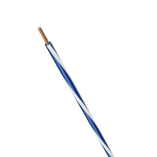 Lapp 4522922S PVC Aderleitung mit Farbwendel 2,5 mm² dunkelblau/weiß 100m Spule Verpackungseinheit:100M