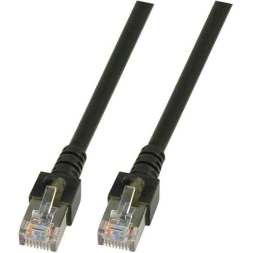 EFB K5456.2 Patchkabel RJ45 SF/UTP Kat.5e umspritzt 2,0m schwarz Verpackungseinheit:1ST
