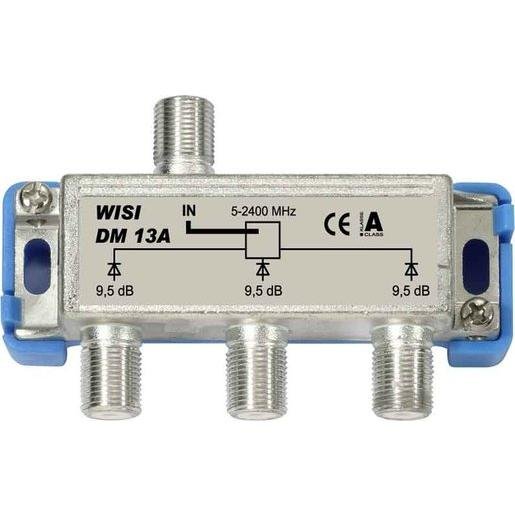 WISI 001030 SAT-Verteiler 3-Fach 5-2400 MHz DM 13 A Verpackungseinheit:1ST