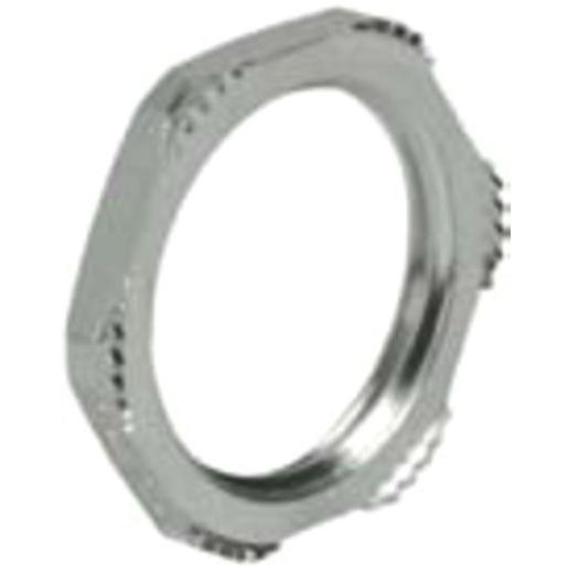 Agro 8017.85 Gegenmutter Kabelverschraubung EMV M16 x 1,5 Messing / Vernickelt Verpackungseinheit:1ST