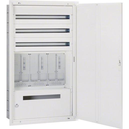 Hager ZW313F-B Zählerverteiler Unterputz Burgenland UP-3ZP/3NZR SK I Bewag Schloss Verpackungseinheit:1ST