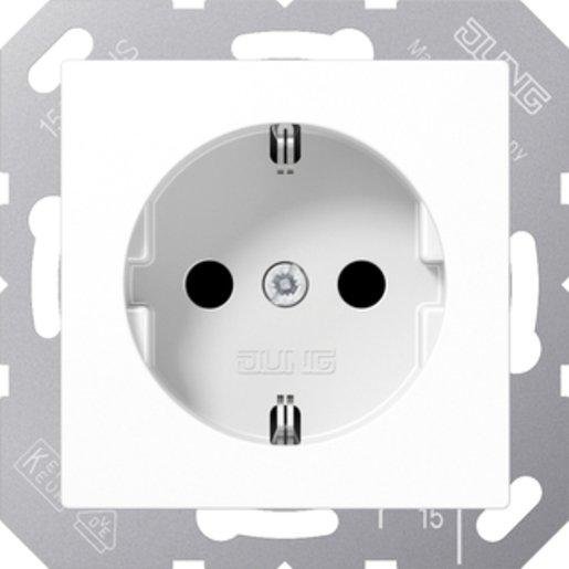 Jung A1520KIWW SCHUKO Steckdose mit Berührungsschutz 16 A 250 V ~ Verpackungseinheit:1ST