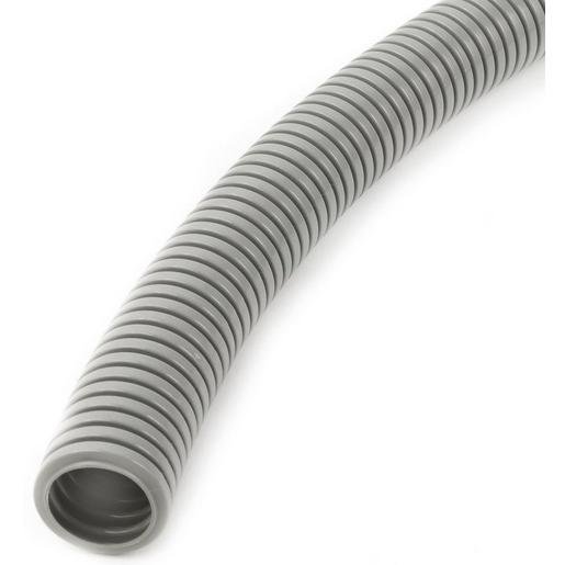 Dietzel 012906 flexibler Kabelschutzschlauch leicht gewellt grau 25m Verpackungseinheit:25M