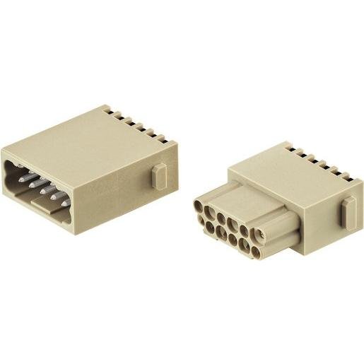 Harting 09140122732 Han DD Modul Buchse 12 Kontakte 10 A 250 V Verpackungseinheit:1ST