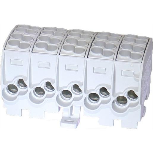 E-Term 92006583 Hauptleitungsklemme BGV A2 25 mm² 5-polig grau Verpackungseinheit:1ST