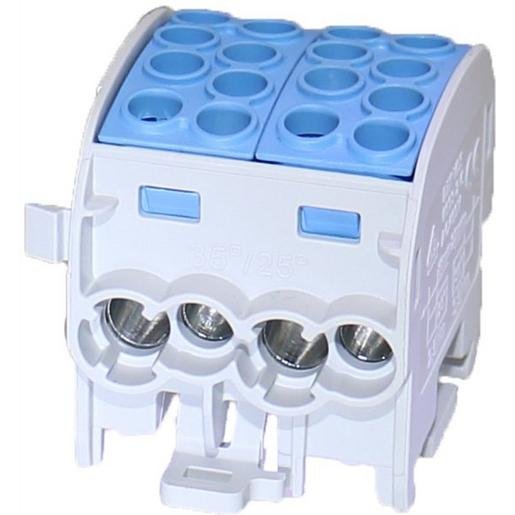 E-Term 92006596 Hauptleitungsklemme ZK Al/Cu fingersicher 1pol/8-fach 35mm² Verpackungseinheit:1ST