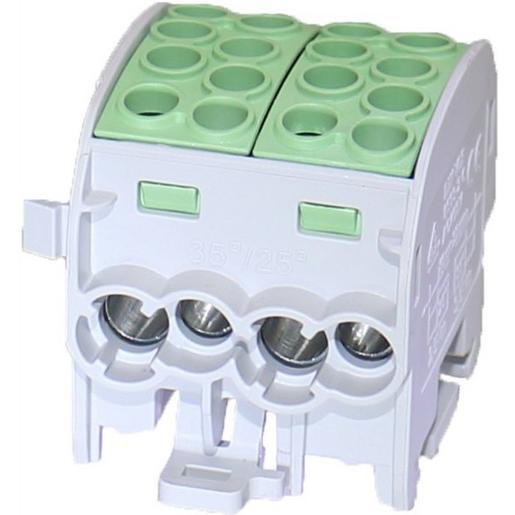 E-Term 92006597 Hauptleitungsklemme ZK Al/Cu fingersicher 1pol/8-fach 35mm² Verpackungseinheit:1ST