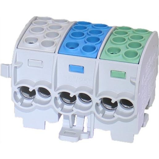 E-Term 92006602 Hauptleitungsklemme ZK Al/Cu fingersicher 3pol/4-fach 35mm² Verpackungseinheit:1ST