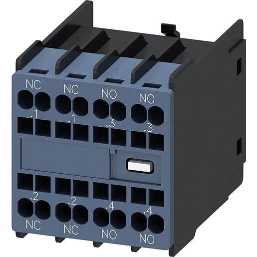 Siemens 3RH2911-2HA22 Hilfsschalterblock 2S+2Ö Strombahnen:1Ö 1S für Hilfs-/Motorschütze S00 Verpackungseinheit:1ST
