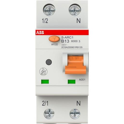 ABB 2CSA255901R9135 AFDD mit Leitungsschutzsch 1+N-polig Typ A Char B 13A Bemessfehlerstrom 30mA 6kA Verpackungseinheit:1ST