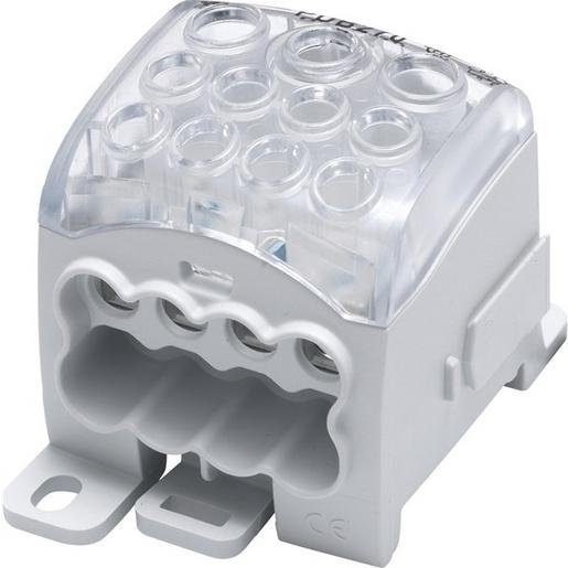 E-Term 92005970 Phasenverteilerblock PDB 270A 16-95mm² 1-polig je Pol: 1 Zugang, 8 Abgänge Verpackungseinheit:1ST