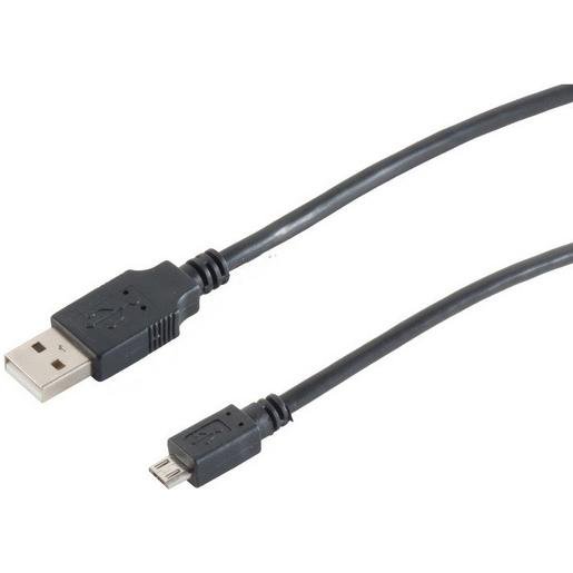 S-Impuls 14-11025 USB Anschlusskabel USB 2.0 A St. - USB 2.0 Micro-B St. 1m Verpackungseinheit:1ST