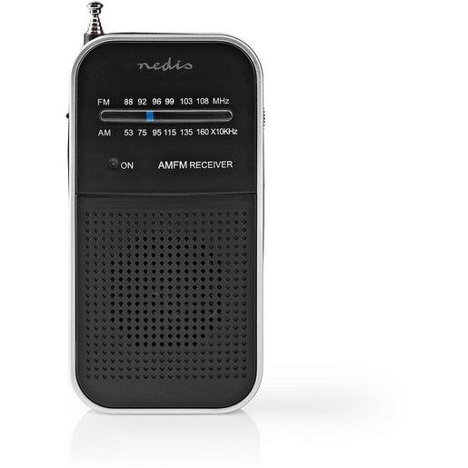 Nedis RDFM1110SI UKW-Radio im Taschenformat RDFM1110SI Verpackungseinheit:1ST