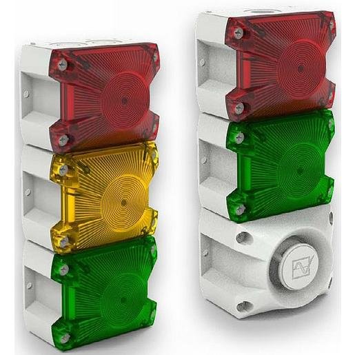 Pfannenberg 21516813000 LED-Ampelleuchte PY L-S-TL Leuchtmodul gelb10-60 Vdc 76cd Verpackungseinheit:1ST