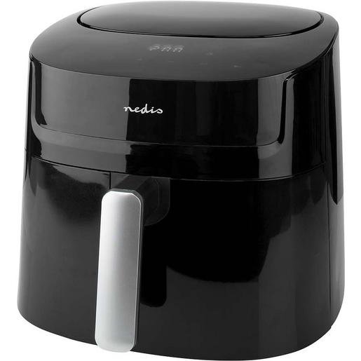 Nedis KAAF170BK Fritteuse Heißluft 7,2 Liter 1800W schwarz Verpackungseinheit:1ST