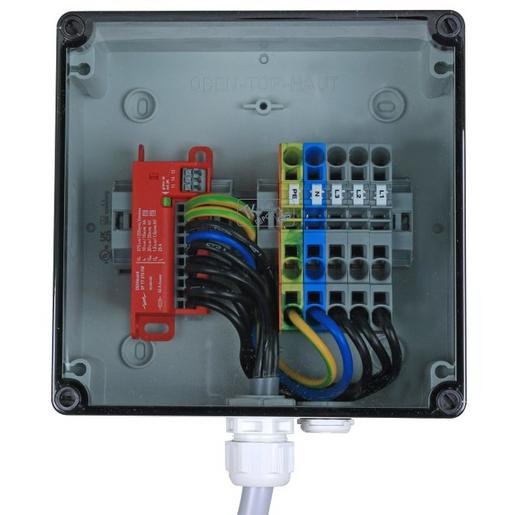 Dehn 900905 Überspannungsableiter Typ 2+3 DEHNcube im Gehäuse IP65 für Emob Verpackungseinheit:1ST
