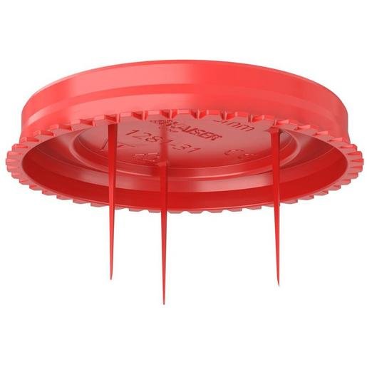 Kaiser A1281-31 Leuchtengehäuse Signaldeckel für Einbauöffnungen Ø 68 mm mit drei Signalborsten Verpackungseinheit:1ST