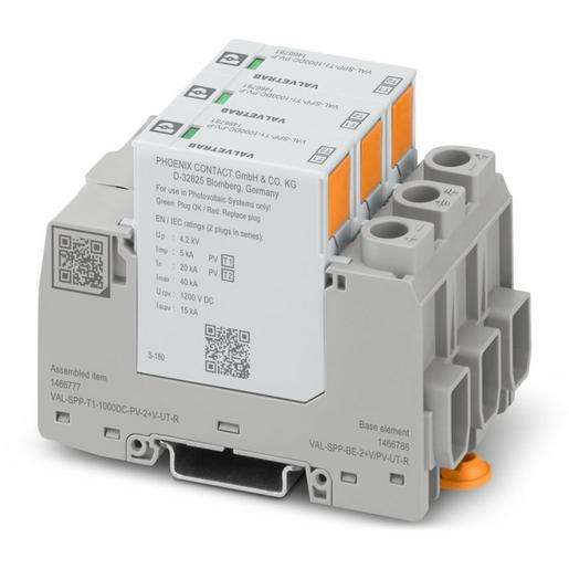 Phoenix 1466777 Blitzstrom-/Überspannungsableiter Typ 1/2 Verpackungseinheit:1ST