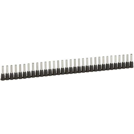 Legrand 037664 Aderendhülsen Starfix f. Leiterquerschnitt 1,5 mm² schwarz isoliert in Bändern Verpackungseinheit:1000ST