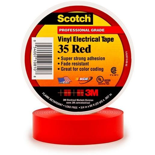 3M 7100238735 Elektro-Isolierband Scotch 35 19x20 rot Verpackungseinheit:1ST