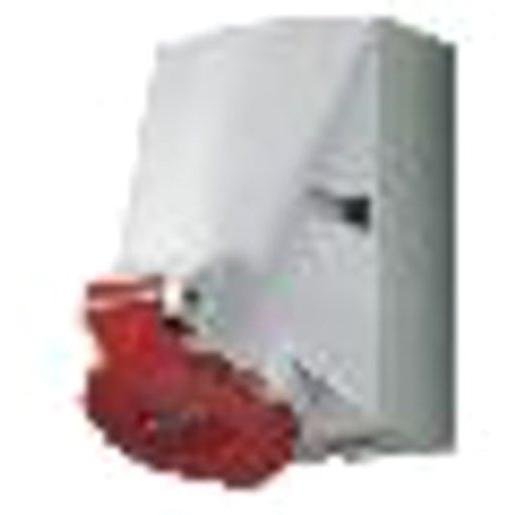 Mennekes AM 736 CEE-Steckdose HW/VN 32A 7p 400V 6h IP44 Verpackungseinheit:1ST