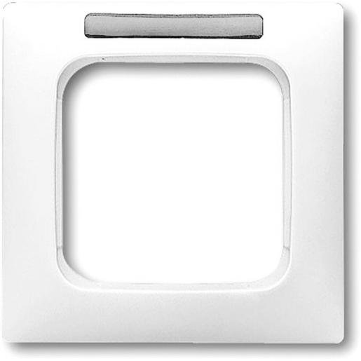 Busch-Jaeger 2CKA001754A4058 Abdeckrahmen mit Sichtfenster waagerecht 1-fach alpinweiß - Reflex SI Linear Verpackungseinheit:1ST