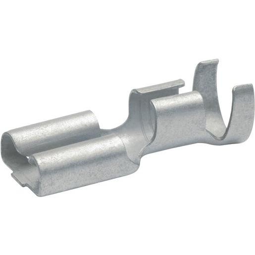 Klauke 2720 Flachsteckhülse DIN 46340 Teil 3 mit Rastzunge Einrasten in Gehäuse Verpackungseinheit:100ST