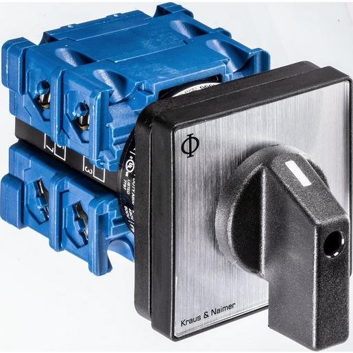 Kraus & Naimer 70020666 Umschalter mit 0-Stellung 4polig 60° 4-Lochbefestigung Verpackungseinheit:1ST