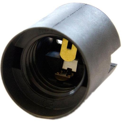 Schurrer 77021.00110005 Steckanschluss Fassung Schwarz Verpackungseinheit:1ST