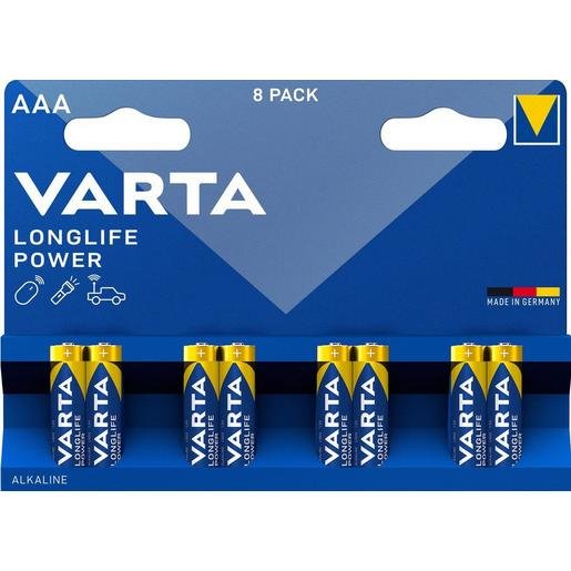 Varta 4903121418 Microzelle AAA High Energy 8 Stk Doppelblister Verpackungseinheit:1PA