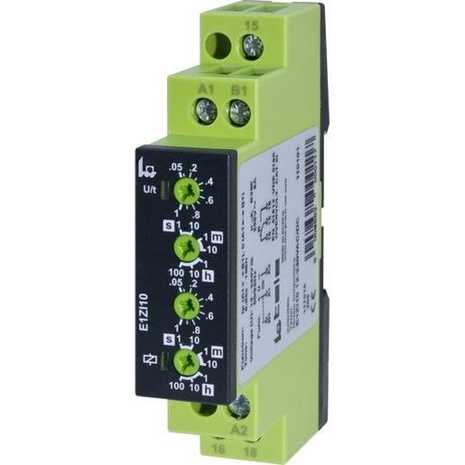 Tele Haase 110101 Zeitrelais E1ZI10 12-240VAC/DC Taktgeber 1 Wechsler Zoomspannung Verpackungseinheit:1ST