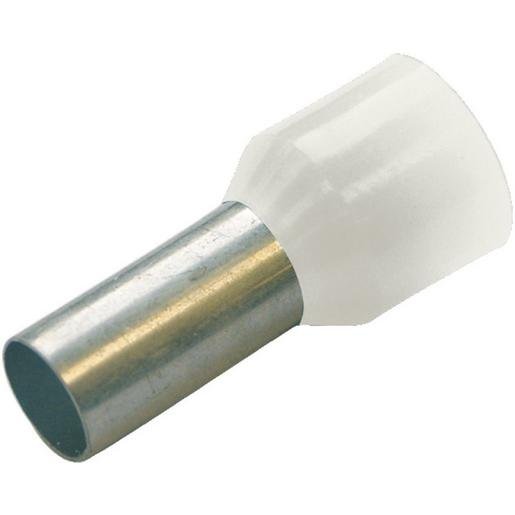 Haupa 270801 Aderendhülse isoliert 0,5 mm² / L 8mm weiß VE500 Verpackungseinheit:500ST