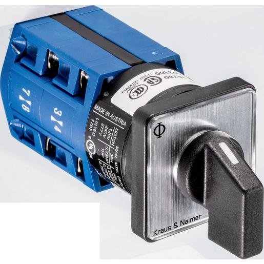 Kraus & Naimer 70010535 Ausschalter 2polig 60° 2-Lochbefestigung Verpackungseinheit:1ST