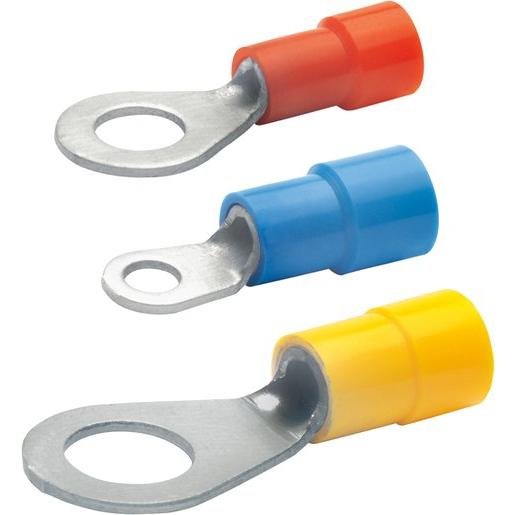 Klauke 65010 Isolierter Quetschkabelschuh DIN 46237 gelb Verpackungseinheit:100ST