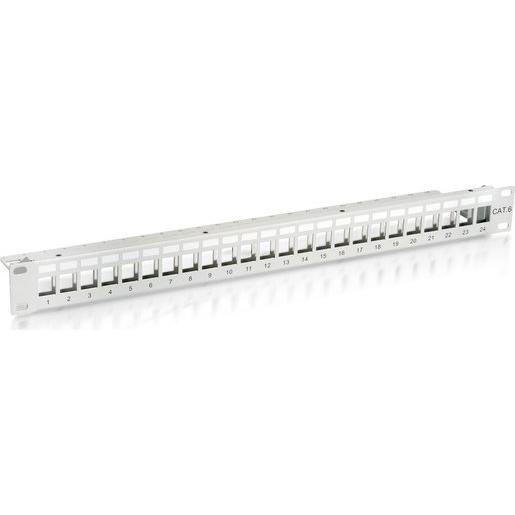 R-TEC R-RTEC-PPTL10G Patchpanel 24fach unbestückt für TL10GV3 und TL1GV1 Keystone Verpackungseinheit:1ST