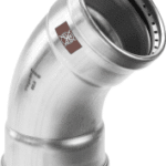 VIEGA 809 928 Viega Temponox XL-Bogen 45°  Stahl nichtrostend, Modell 1726XL  d: 76,1 1726XL Verpackungseinheit:1ST