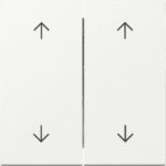 GIRA 329703 Wippe 2f Pfeile System 55 Reinweiß  Verpackungseinheit:1ST