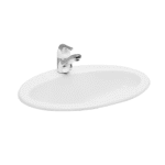 LAUFEN H8113910000001 Laufen INDOVA 811391 Einbauwaschtisch von unten  Sanitärkeramik weiß 570x450x12  Verpackungseinheit:1ST